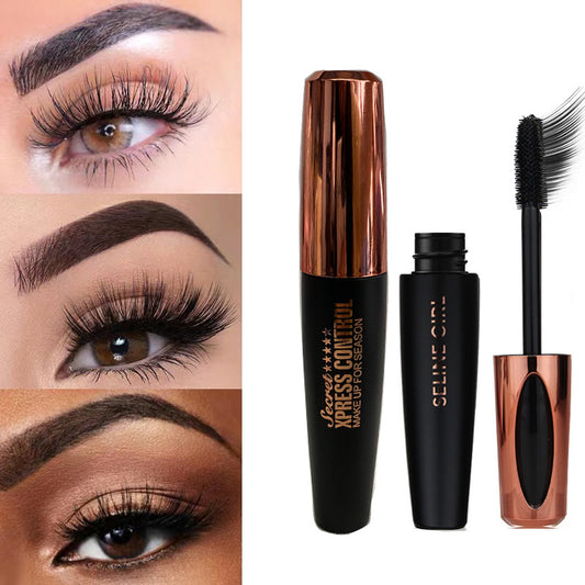 The mascara is thick, long, curly, waterproof and sweatproof, and lasts for 24 hours without smudging mascara