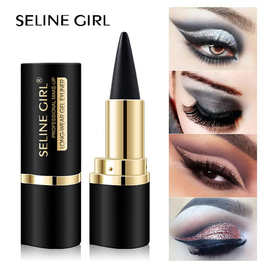 Makeup Eyeliner Waterproof Smudge-proof Black Single-Ended Solid Eyeliner