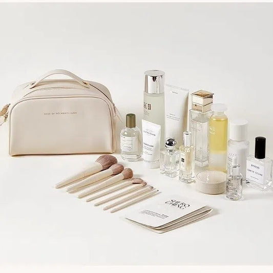 Portable Cosmetic Bag Large Capacity Travel Toiletry Bag New Premium Feeling Skincare Storage Bag