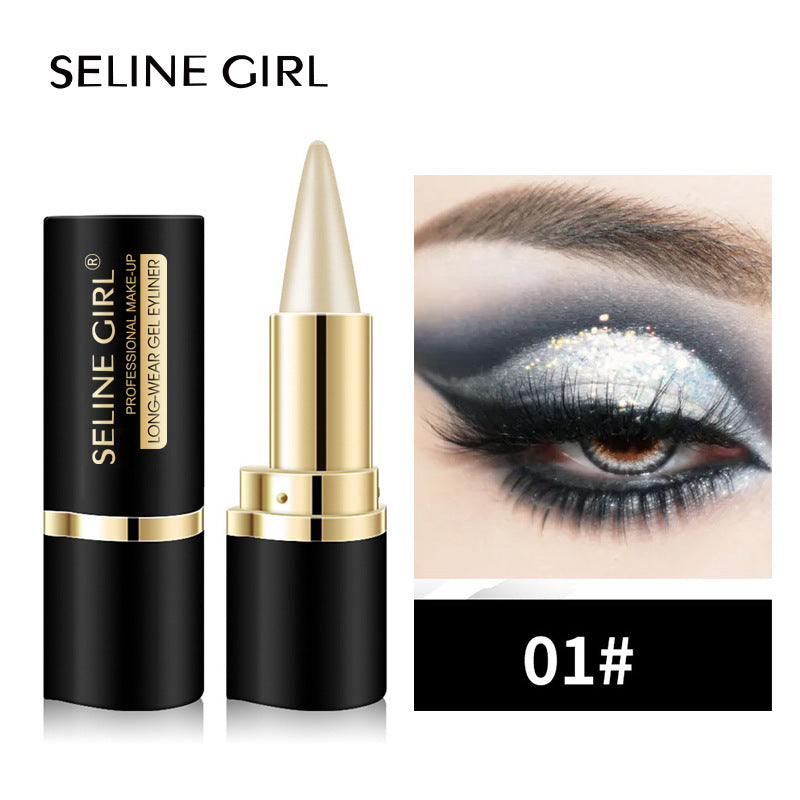 Makeup Eyeliner Waterproof Smudge-proof Black Single-Ended Solid Eyeliner