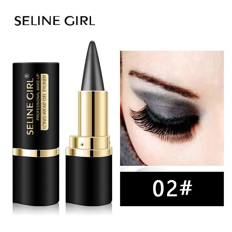 Makeup Eyeliner Waterproof Smudge-proof Black Single-Ended Solid Eyeliner