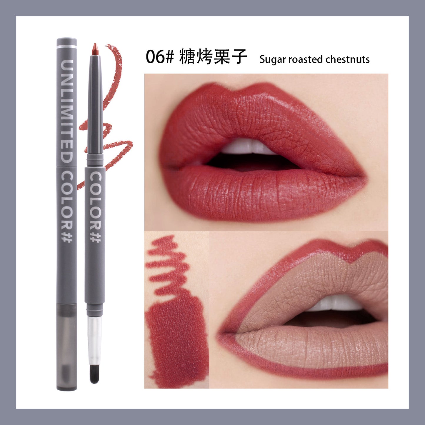 Matte Lipstick Lip Liner Highly Pigmented Velvet Matte Lipstick Lip Liner