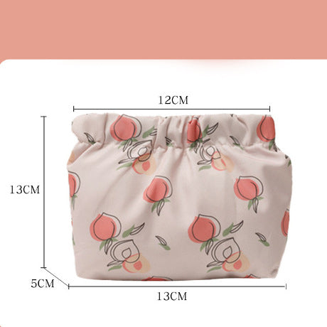 Cute Cosmetic Bag Waterproof Slingshot Printed Organizer Bag Handy Multifunctional Mini Storage Coin Purse